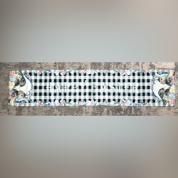 ‘Happy Easter’ canvas table runner - Picture 2 of 2